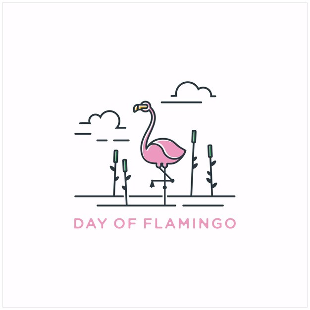 Flamingo logo design