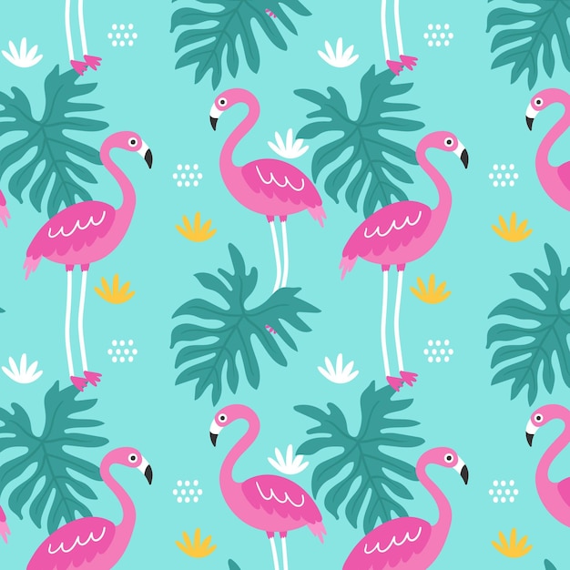 Flamingo patroon