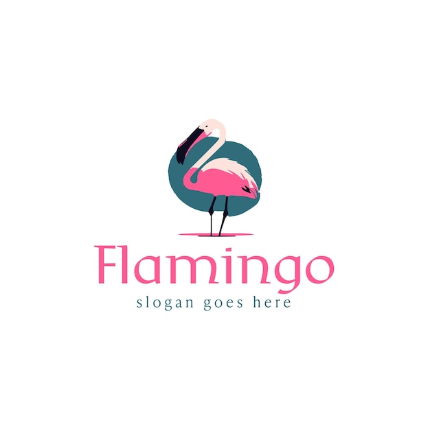 Flamingo Vector Logo Design