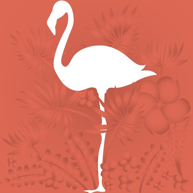 Vector flamingo vector