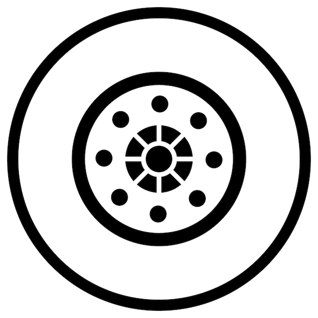flange vector icon design illustration