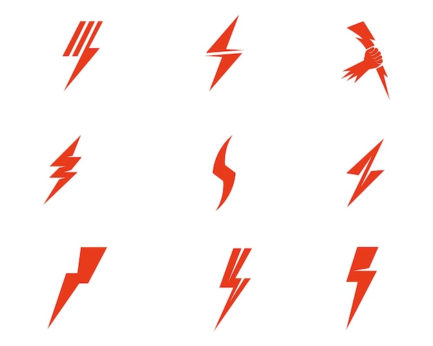 Flash bliksemschicht logo sjabloon vector