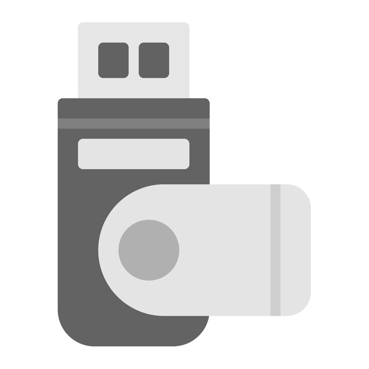 Vector フラッシュドライブアイコンのベクトル画像 印刷に使用できます