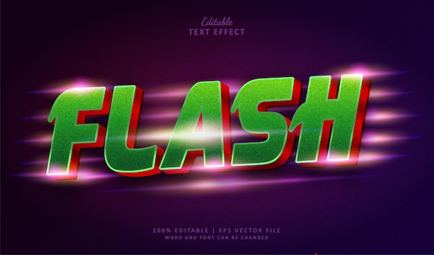 Flash effetto di testo modificabile in stile cinematografico