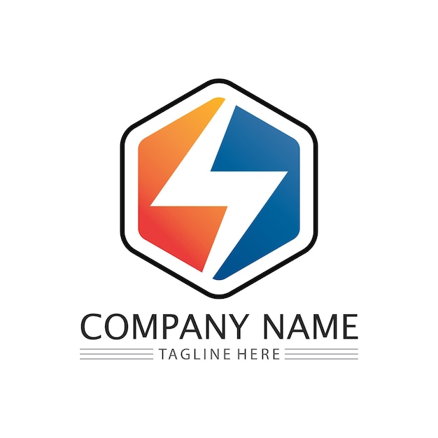 Шаблон дизайна векторной иконки Flash Electric Logo Bolt Energy Iconelectric logo flash vector Bolt