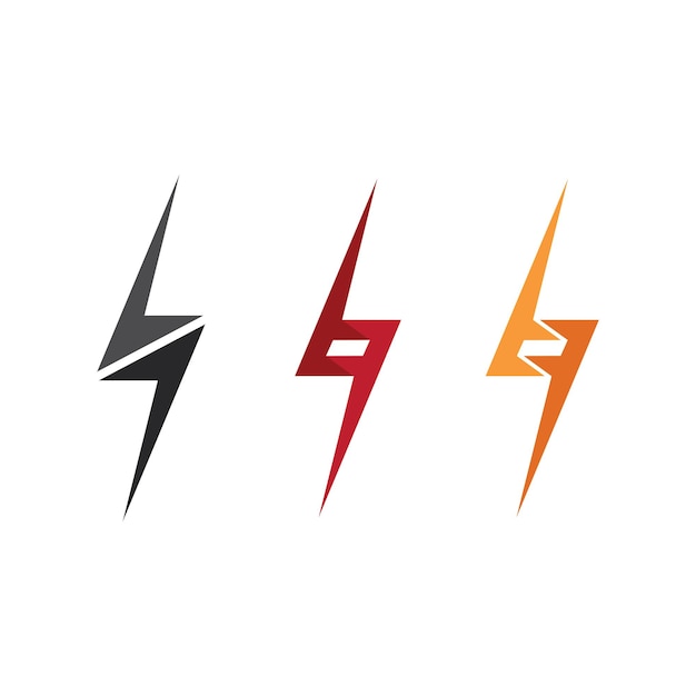 Modello di disegno dell'illustrazione dell'icona del vettore del logo elettrico flash bolt energy iconelectric logo flash vector bolt