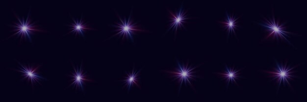 スピード効果を生み出す光のフラッシュ 光の爆発の特別な効果のフレア