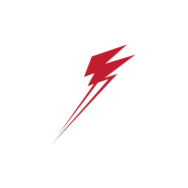 Flash lightning thunderbolt logo vector template