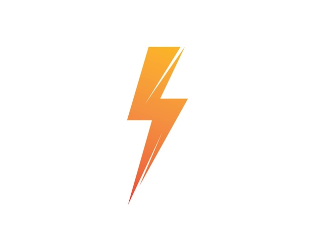 Flash power thunder illustration vector template