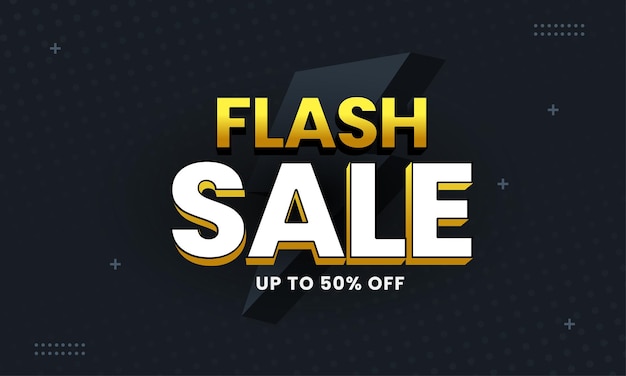 Flash sale abstract banner design sale background