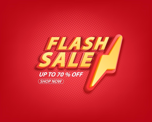 Flash sale background Vector