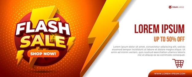 Flash Sale Banner Promotie Sjabloon