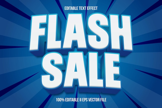 Flash Sale Bewerkbare tekst-effect 3D Emboss Gradiënt stijl