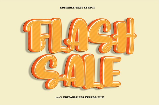Flash Sale Bewerkbare Teksteffect 3D Emboss Gradiënt Stijl