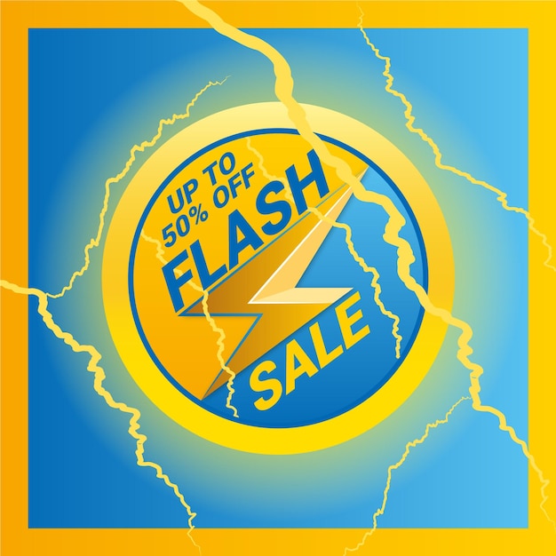 Vector flash sale bliksemeffect