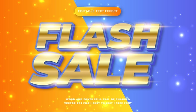 Flash Sale Editable Text Effect