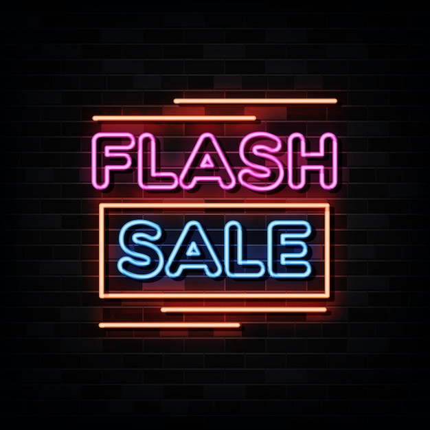 flash sale label neon line 28121384 PNG