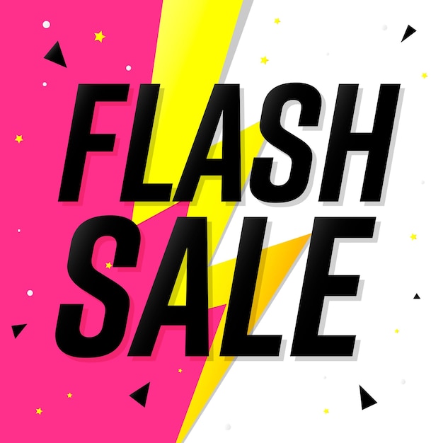 Modello di progettazione di poster di vendita flash