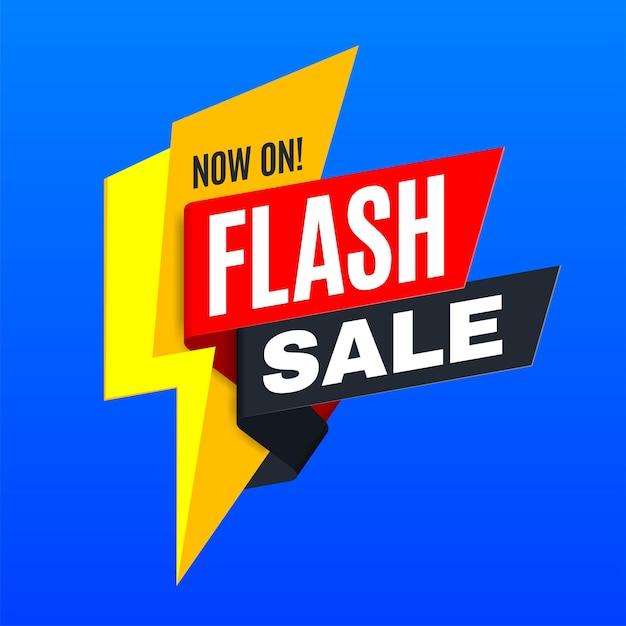 Flash sale promotion advertising background