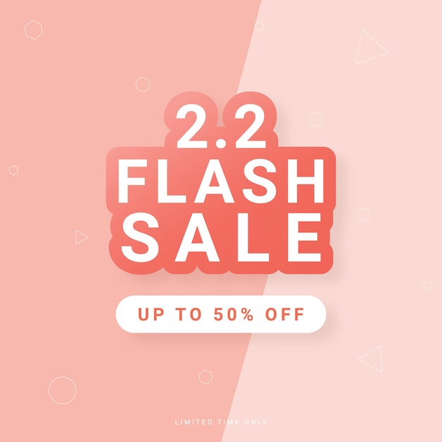 Flash sale promotion banner.