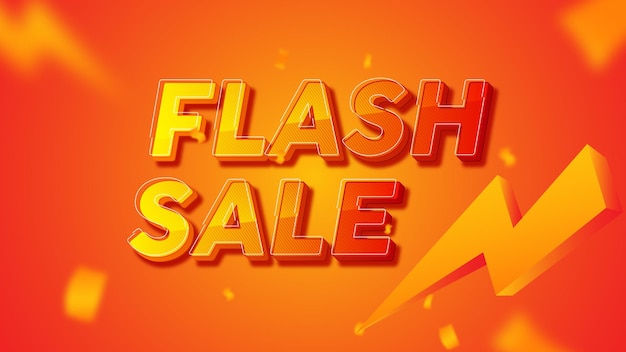 Flash sale special promotion banner