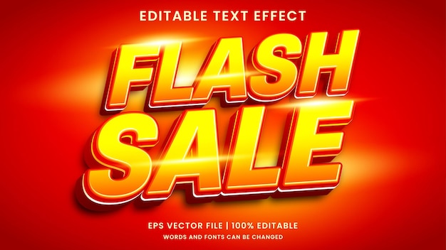 Flash sale tekst-effect