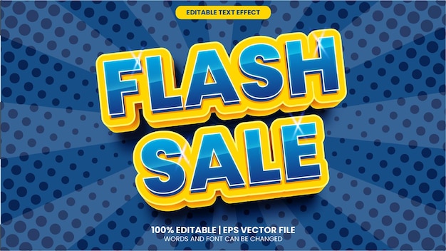 Flash Sale-teksteffect