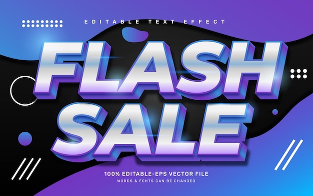 Flash sale text effect