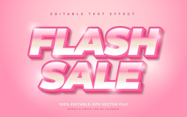 Flash sale text effect