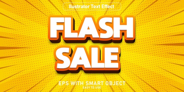 Текстовый эффект Flash Sale