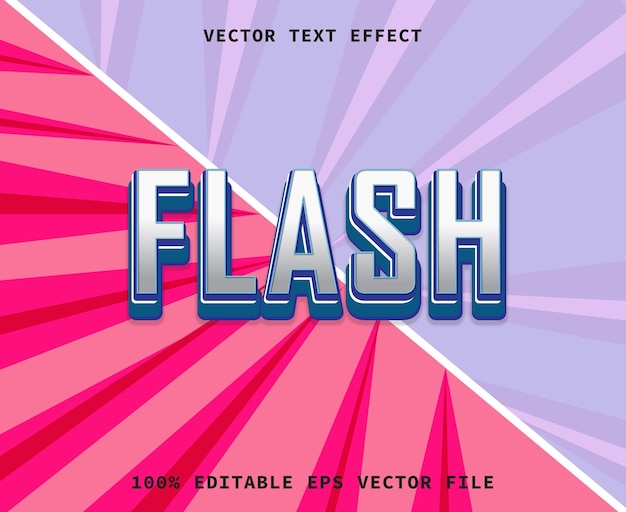 Flash tekst effect bewerkbaar tekst effect 3d