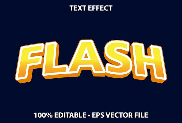 Effetto testo flash colore scuro modificabile