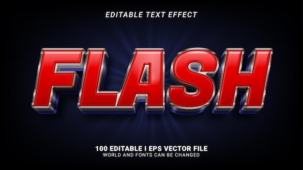 Flash text effect