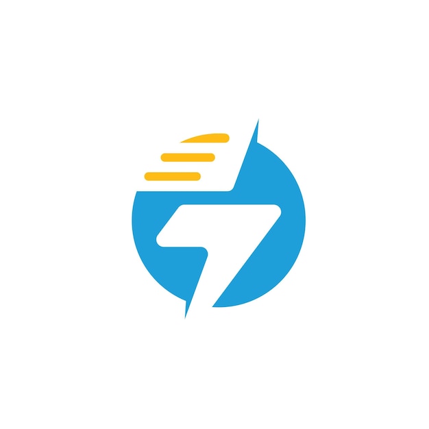 Flash thunder bolt illustration vector