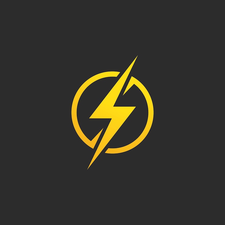 Vector flash thunder bolt illustration vector