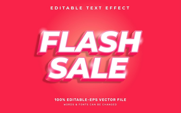 Flash-uitverkoop teksteffect