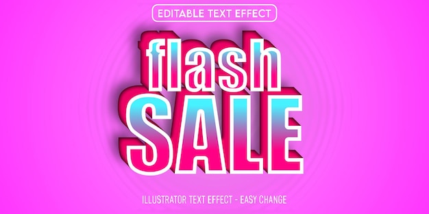 FLASH VERKOOP TEKST EFFECT VECTOR TEKST EFFECTxDxAxDxAxDxAxDxA