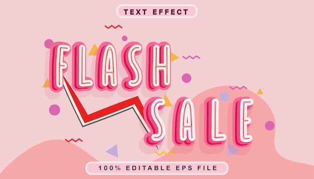 Flash-verkoop tekststijleffect