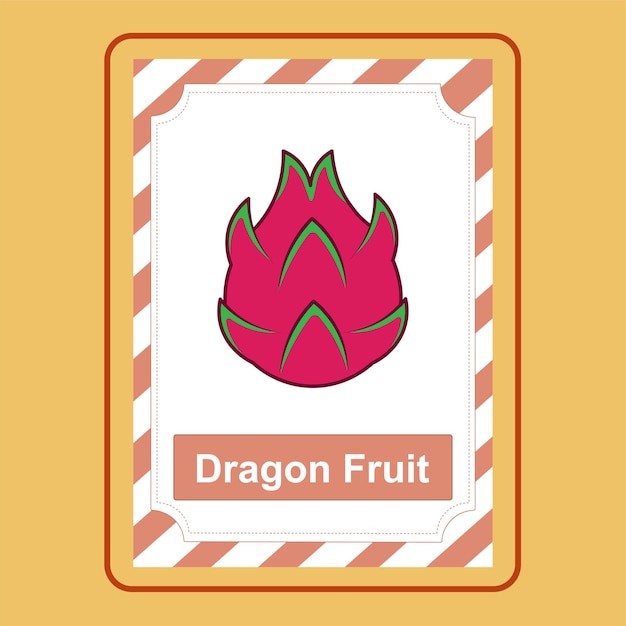 Flashcard Dragon Fruit