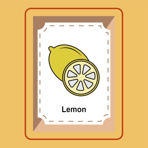 Flashcard Lemon