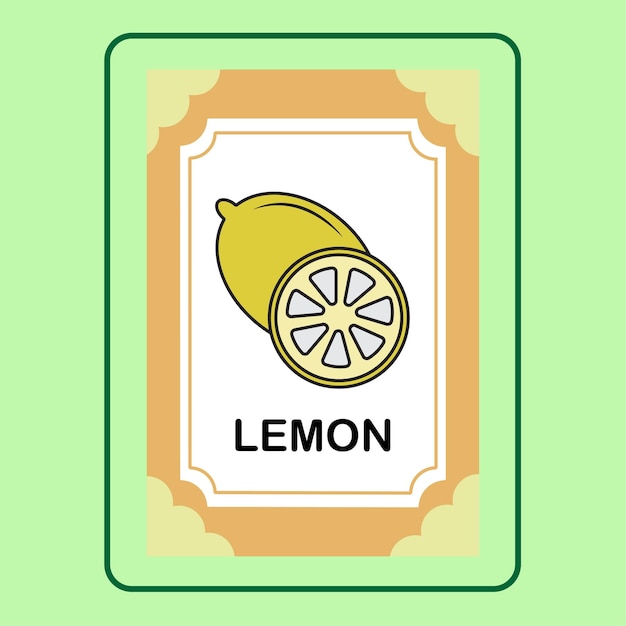 FLASHCARD LEMON