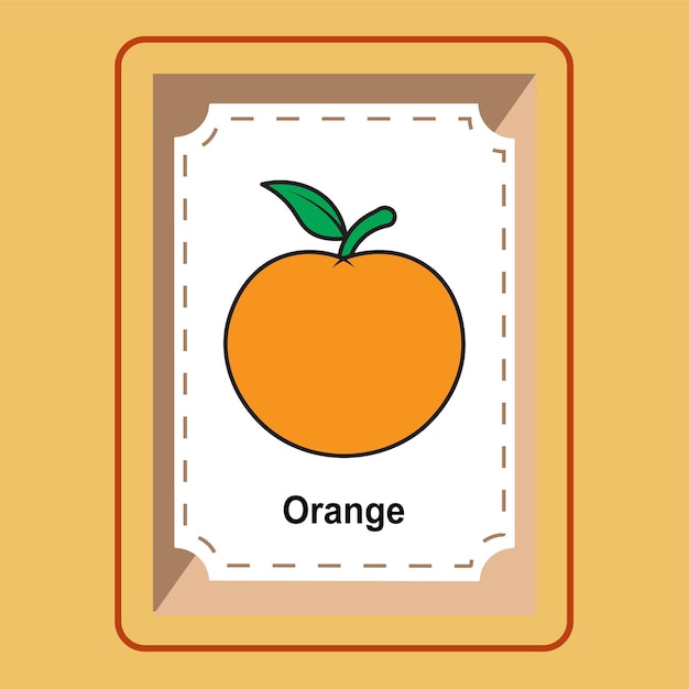 Flashcard Oranje