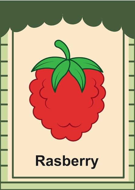 Flashcard Rasberry