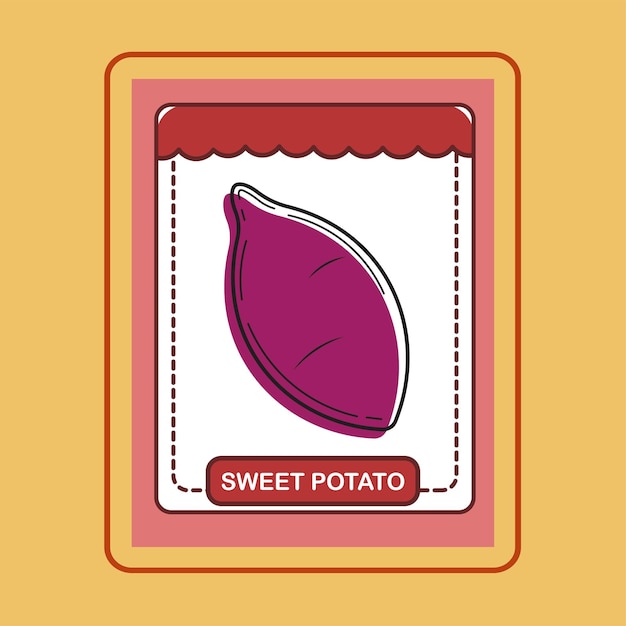 Patate dolci flashcard