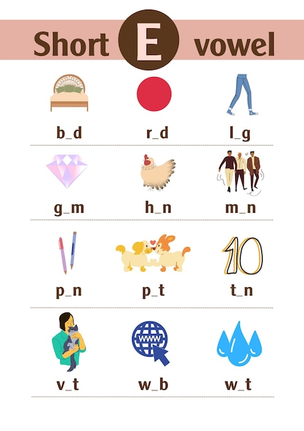 Vector flashcard, vocabulary, worksheet, courseware, colours, clip , clipart, illustration, graphic,