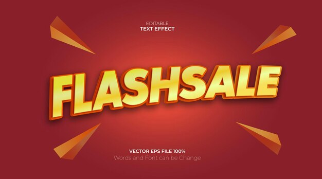 Vector flashsale text effect