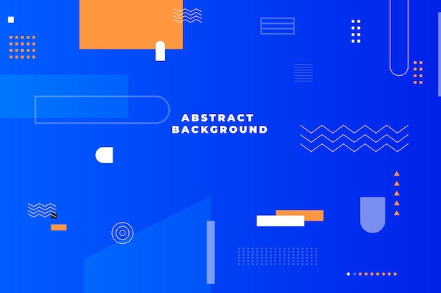 Flat abstract background with geometric shapes