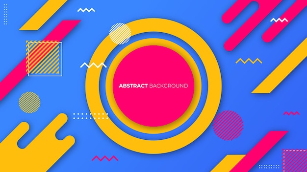 Flat abstract background