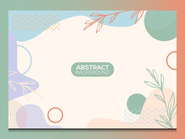 Flat abstract background