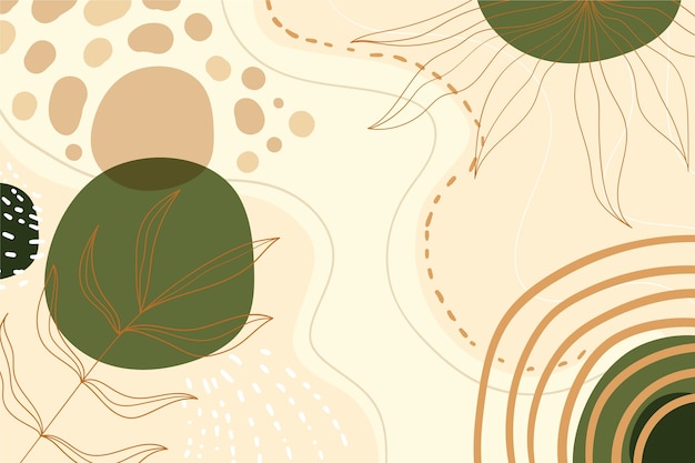 Vector flat abstract doodle background